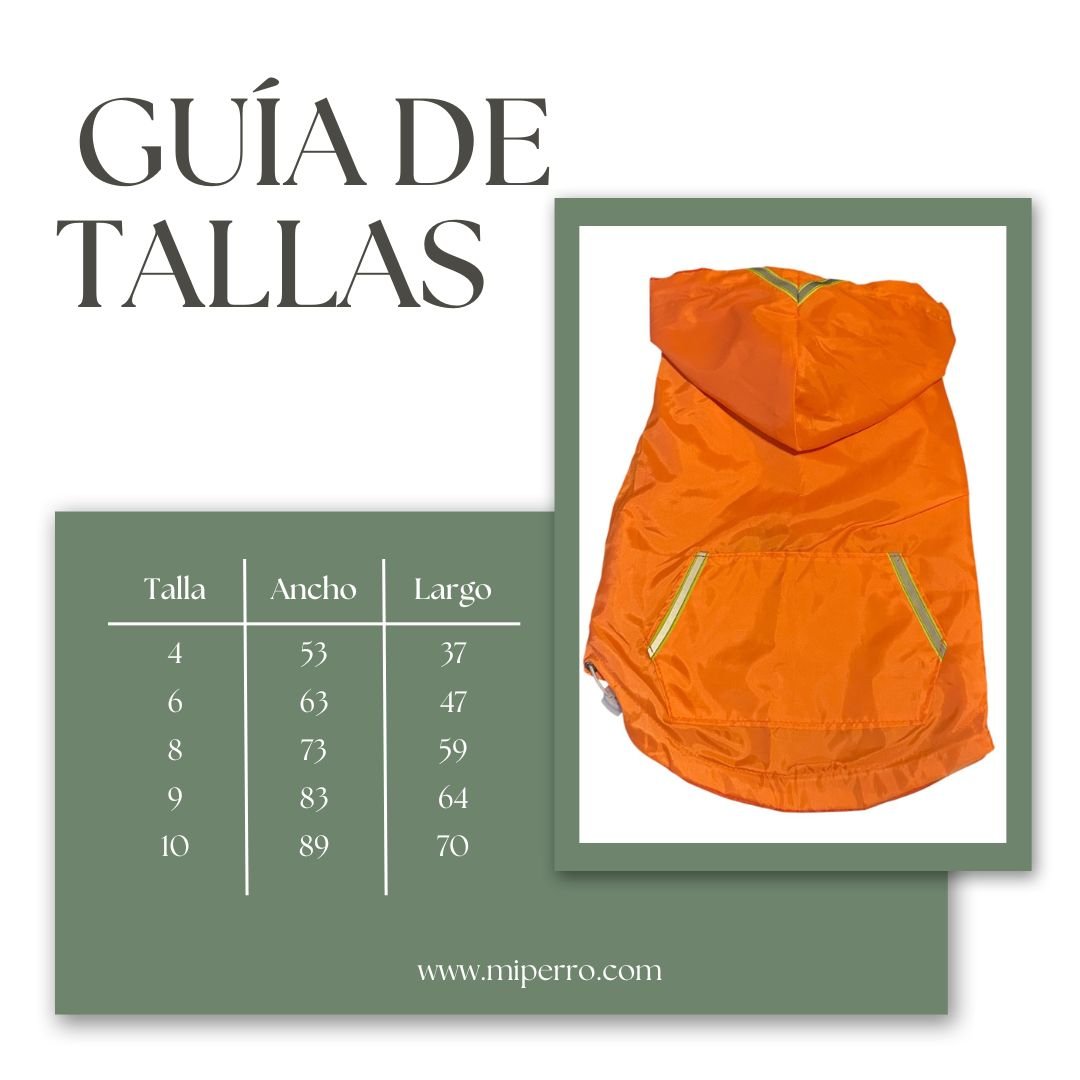 Chamarra Impermebale - MiPerro.com