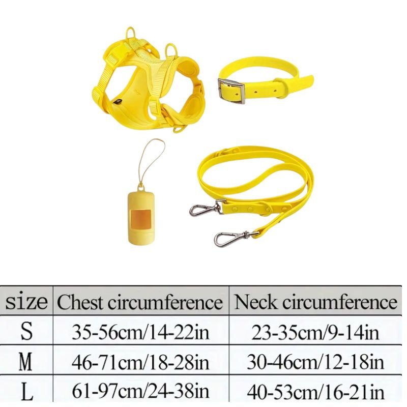 Conjunto para Paseo Color Amarillo - MiPerro.com