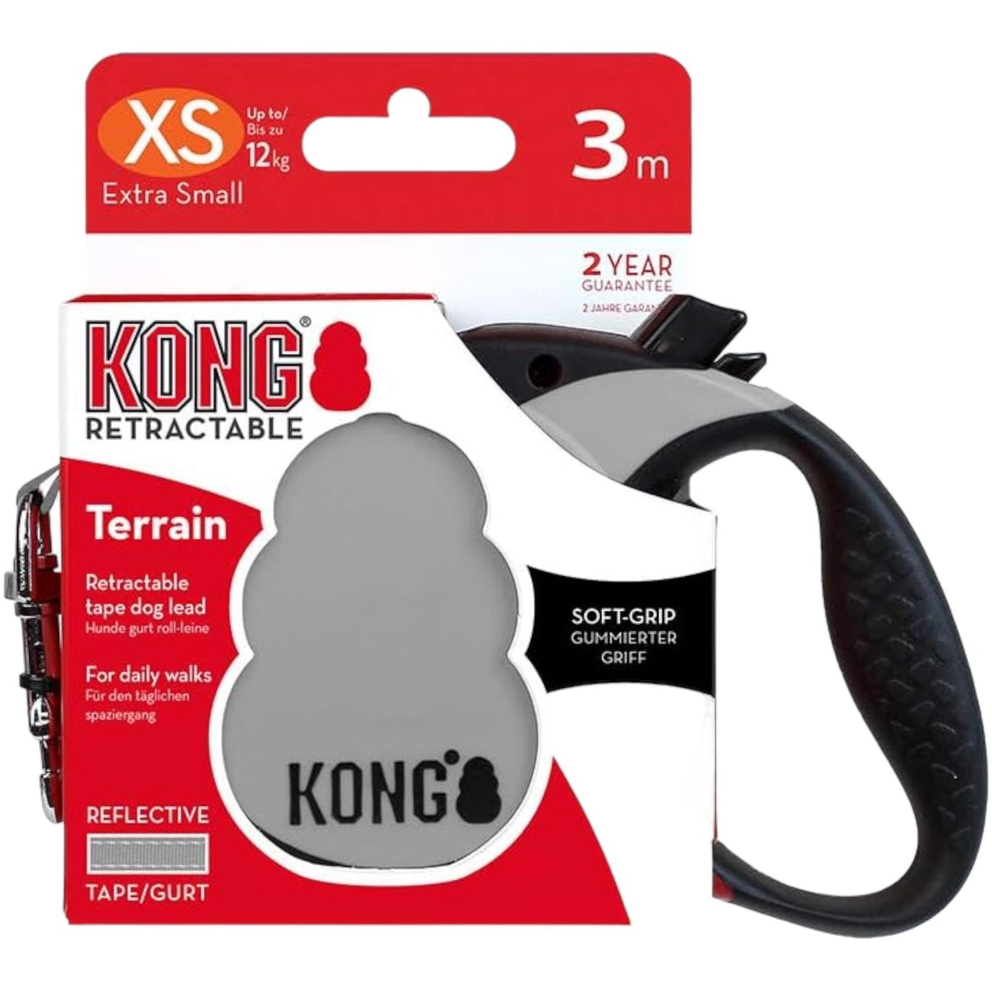 Kong - Correa Retráctil de 3m - MiPerro.com