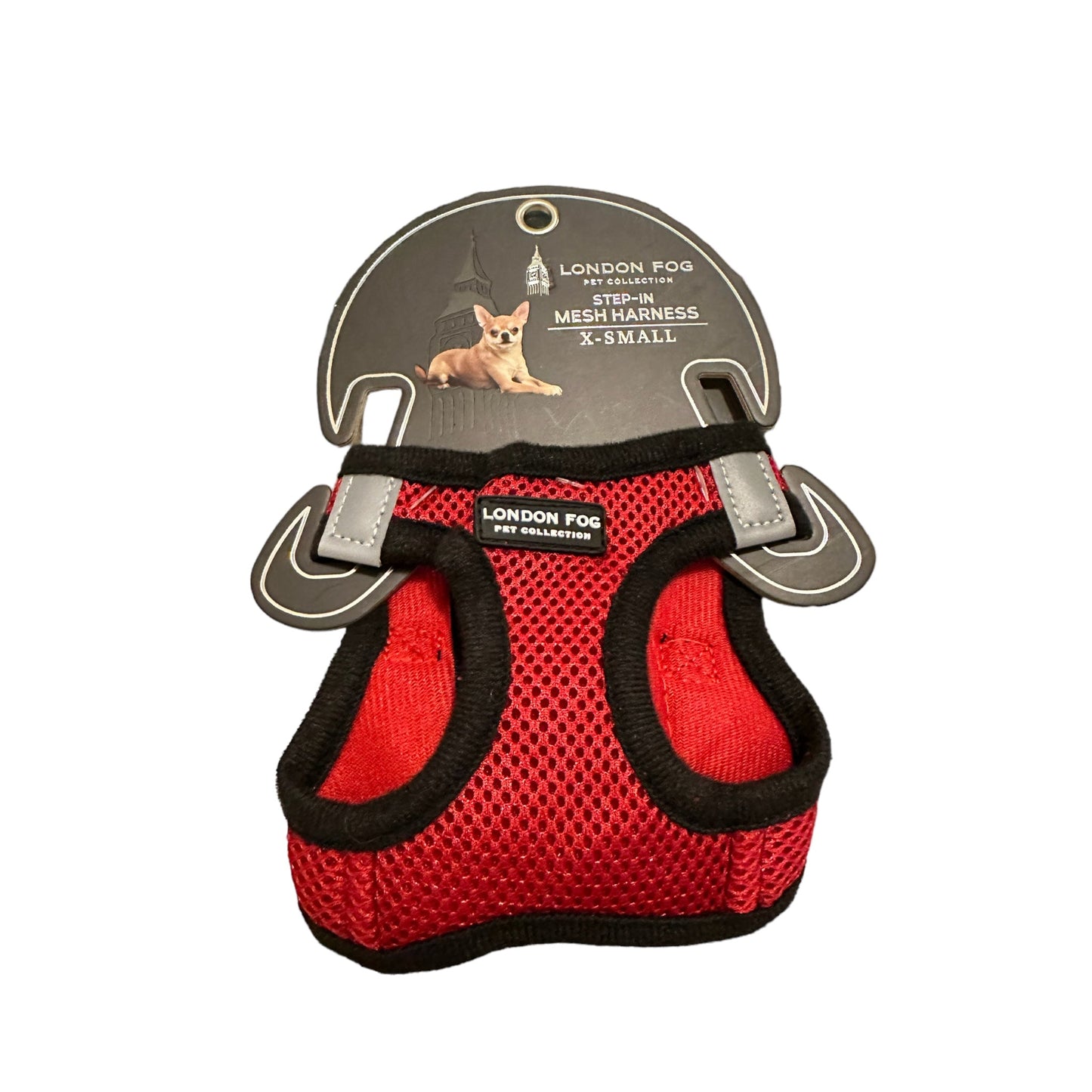 London Fog- Pechera Color Rojo Talla XS - Hasta 5kg - MiPerro.com