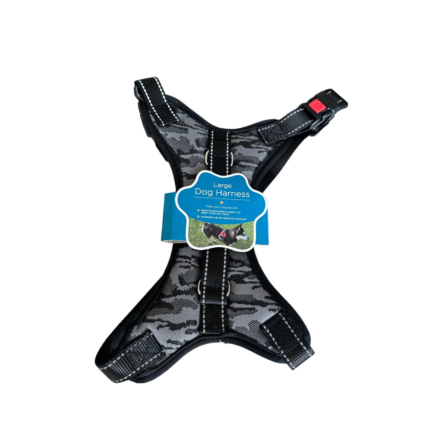 Paws First- Pechera Color Negro Talla L - MiPerro.com
