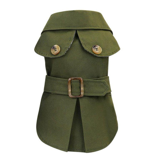 Abrigo tipo gabardina para perro - MiPerro.com