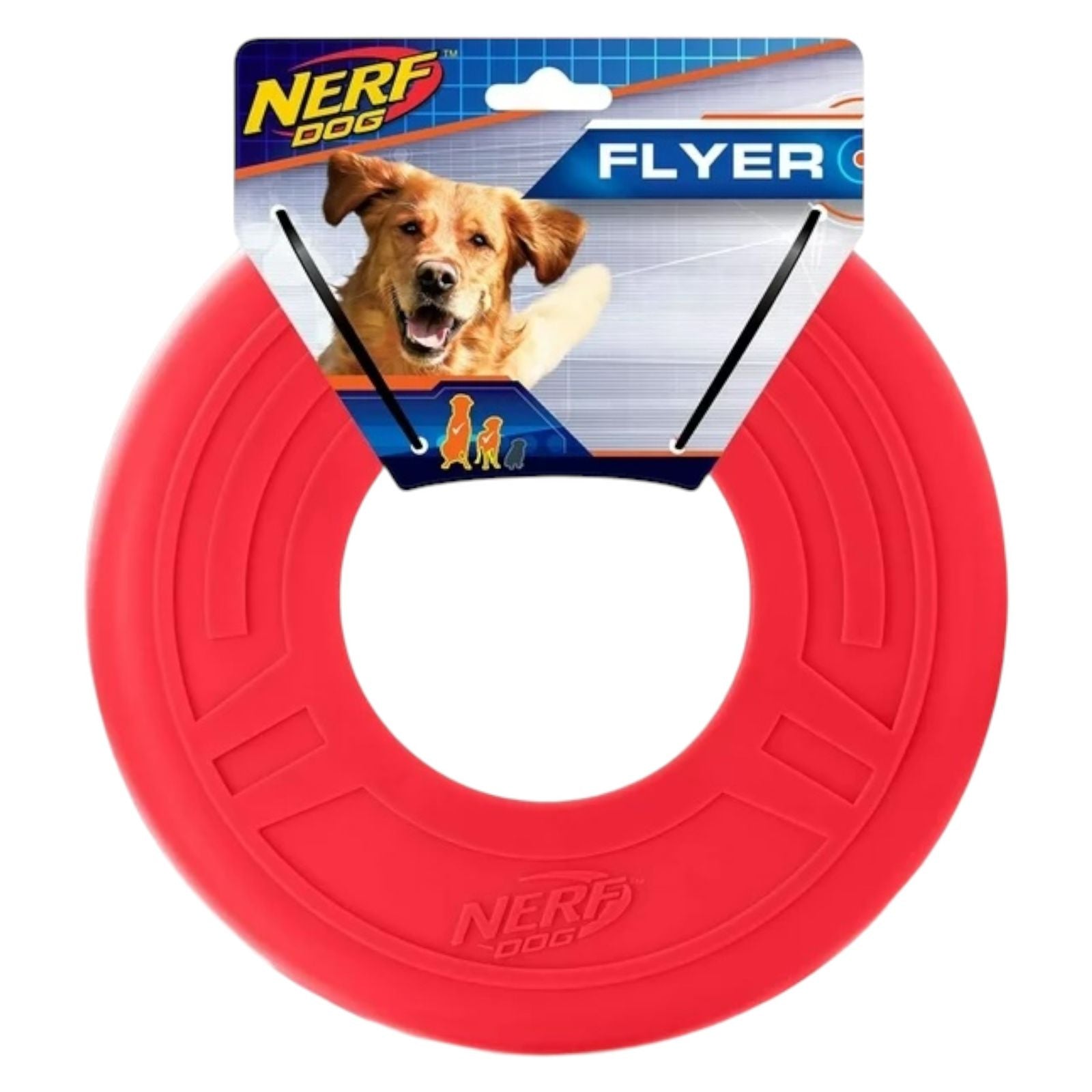 Nerf - Frisbee Color Rojo - MiPerro.com